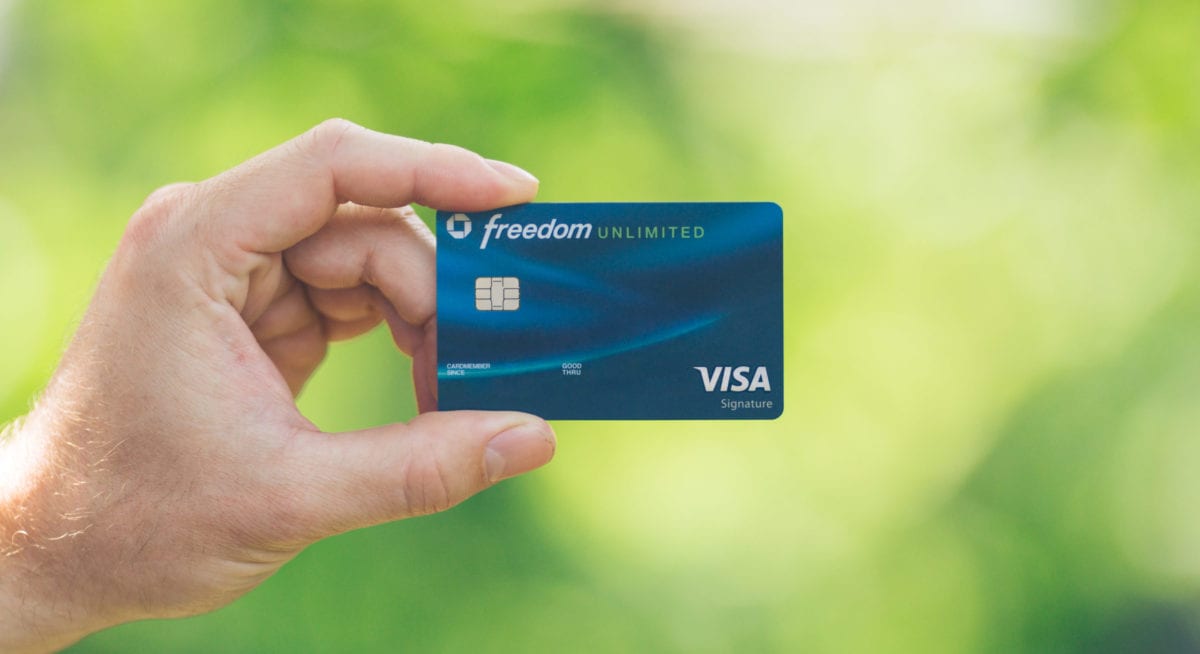 Chase Freedom Unlimited card